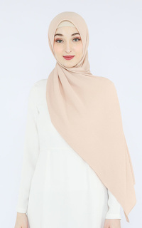 Pashmina Hawa 1.0 Hijab Plisket - Nude