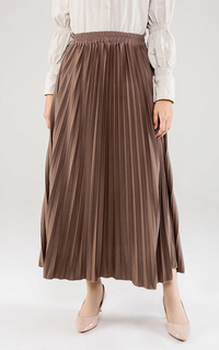 Skirt Basic Pleats Skirt Oreo