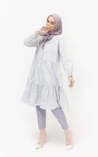 Tunic Syahla Midi Dress / Grey