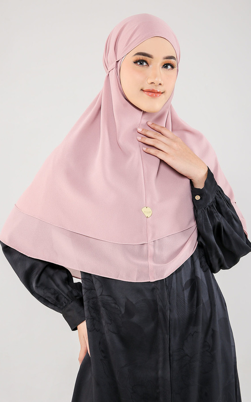 Hijab Instan - Namia Bergo - Mauve