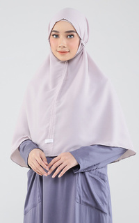 Instant Hijab Basic Bergo Khadeeja in Nimbus Grey