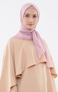 Plain Scarf Diario - Hijab Wanita Plain Scarf Voal Pink Series For Hijup