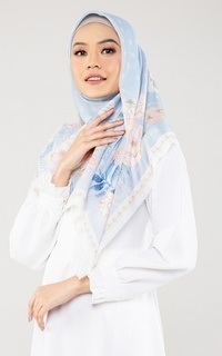 Hijab Motif Sakeena Series - Blue