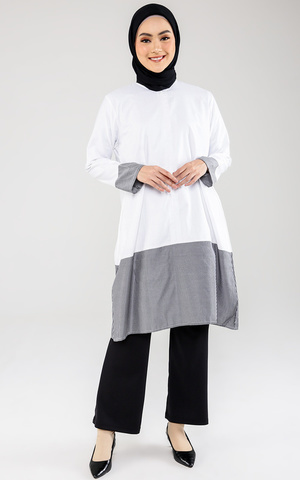 Tunik Stripe Block Tunic