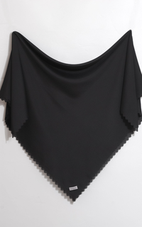 Plain Scarf The Pure Series - Black