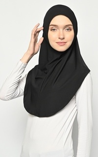 Hijab Instan Kana Bergo Spandek Black