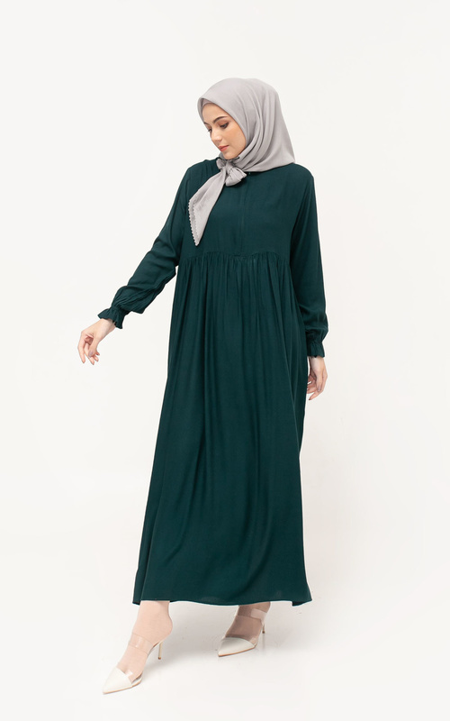 Gamis - Atiya Dress / Emerald - Emerald Green