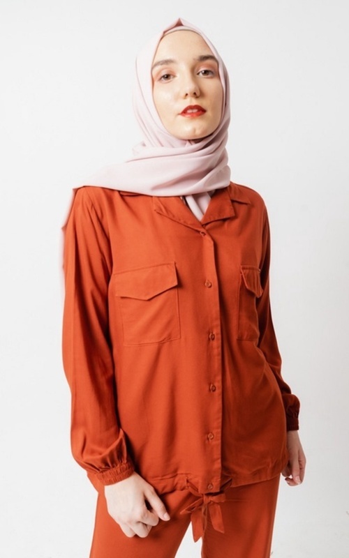 Kemeja - Hanna Shirt 020721 - ORANGE