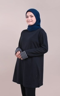 Blus Ukh Basic Stripe Tangan