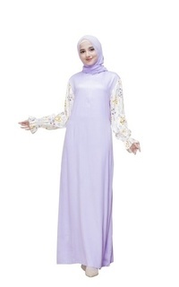 Long Dress Jihan Dress - lilac pastel L