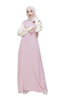 Gamis Jihan Dress - Pink XL