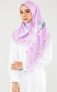 Printed Scarf Orchid Series - Blush