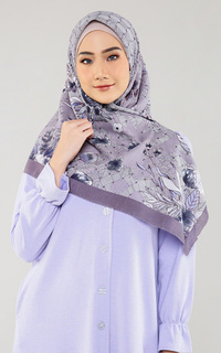 Hijab Motif Voal Hijab Simple Floral Pattern