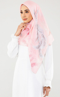 Printed Scarf Pluma Series - Peach