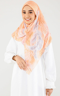 Printed Scarf Pluma Series - Pumpkin