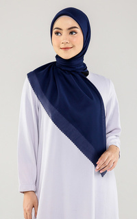 Hijab Polos Navy Scarf