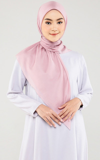 Hijab Polos Dusty Pink Scarf