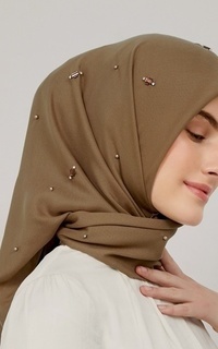Hijab Polos Paris Ultrafine Full Beads