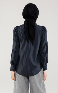 Kemeja Karine Shirt Dark Grey-435506