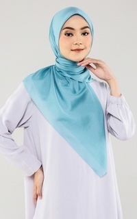 Plain Scarf Voal Square Basic - Sky View