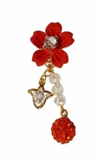 Perhiasan Salvia Brooch Apricot 