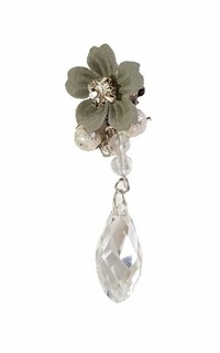 Jewelry Salvia brooch Grey