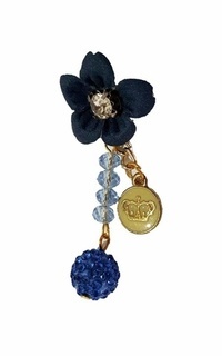 Jewelry Salvia Brooch Navy