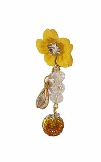 Perhiasan Salvia Brooch Yellow