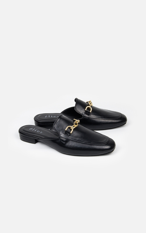 Sepatu - Megan Flats Black - Black