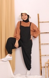 Jumpsuit Ghania Overall BLACK M15728 R107S6