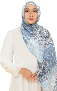 Pashmina Mandala Viscose Pashmina Blueberry