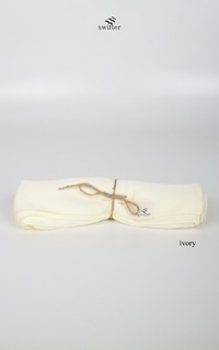 Pashmina Pashmina Silk Crinkle Chiffon Ivory-442573