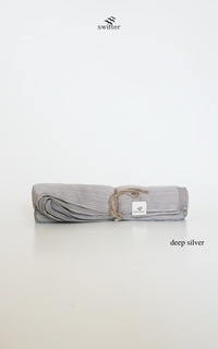 Pashmina Pashmina Silk Crinkle Chiffon Deep Silver-442574