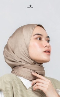 Pashmina Pashmina Silk Crinkle Chiffon khaki-442582