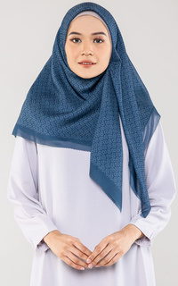 Hijab Motif The Tapis Square - Teal