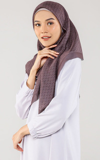 Printed Scarf The Tapis Square - Tiramisu