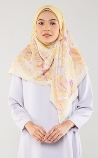 Printed Scarf Audrey Sunflower (Voal Square)