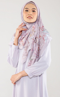 Printed Scarf Audrey Coffee (Voal Square)