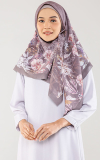 Printed Scarf Audrey Almost Mauve (Voal Square)