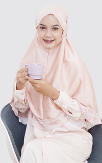 Hijab Instan Aisha Hommiy Hijab - Peach