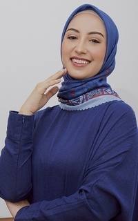 Hijab Motif KATAHATI THE ENTHUSIAST FLOWER SCARVES 