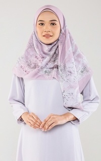 Printed Scarf Spring Series - Plum