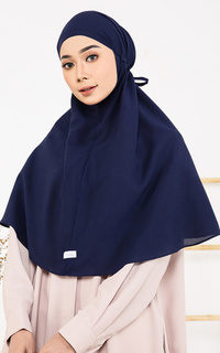 Hijab Instan Basic Bergo Fateema Navy