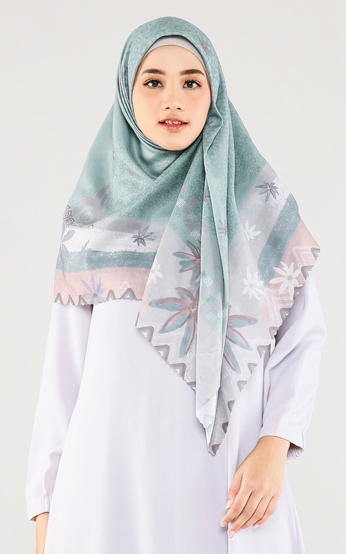 Hijab Motif - TANOH SCARF in Meulaboh - Mint