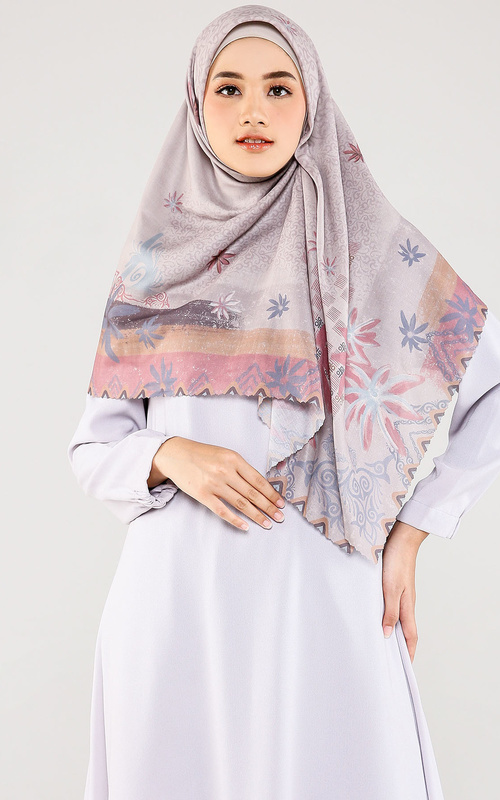 Hijab Motif - TANOH SCARF in Sabang - Sand