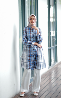 Tunik Kazwa Tunik Plaid