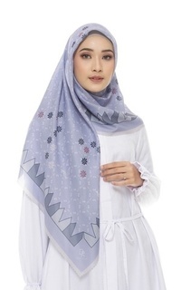 Printed Scarf Nirmala Lilac Set