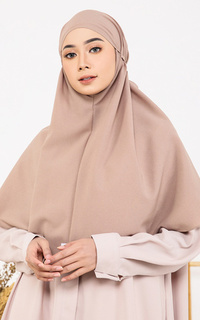 Hijab Instan Basic Bergo Fateema Tan