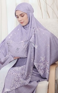 Mukena BLOOMING PRAYER SET LILAC