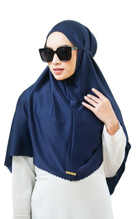 Hijab Instan Lavish Instant Hijab NADH By Nadhira (bergo syari) - Navy Blue
